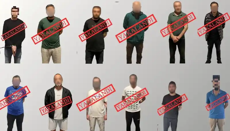 Ulusal Seviye Kırmızı Bültenle Aranan 12 Şüpheli İnterpol Operasyonu ile Yakalandı