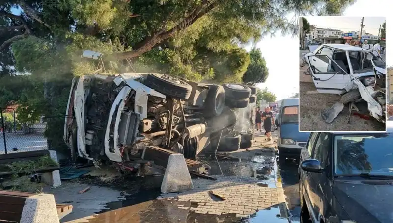 Freni Patlayan Kamyon, Trafik Işığında Otomobilleri Biçti: Detaylar Açıklanıyor