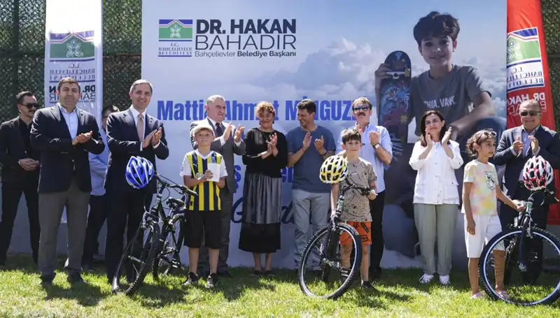 Bahçelievler’de Gençlere Yönelik Mattia Ahmet Minguzzi Skate Parkı Heyecanı