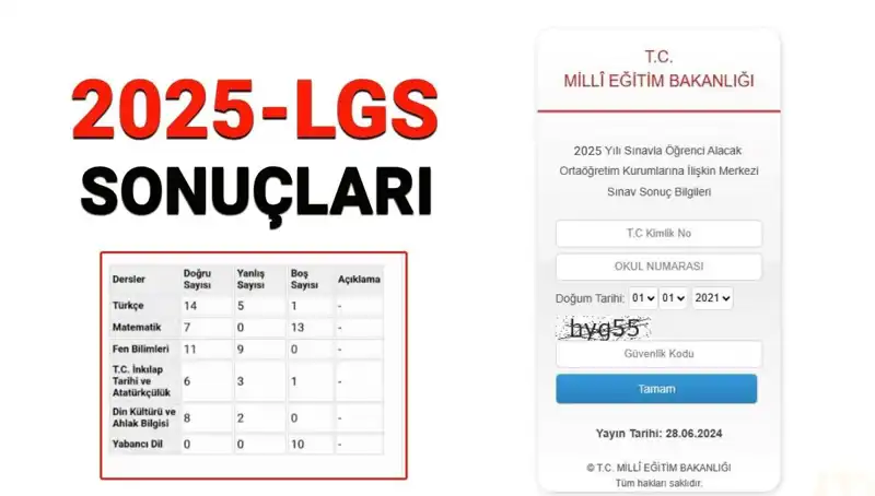 LGS Sınav Sonuçları 2025: Ne Zaman ve Nereden Öğrenilecek?