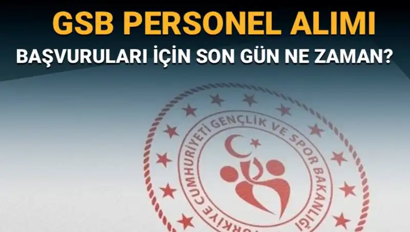 Gençlik ve Spor Bakanlığı Personel Alımında Son Gün Nedir?