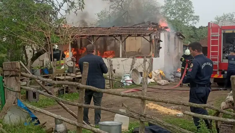 Elektrik Kontağından Çıkan Yangın, Tüm Evi Kül Etti!