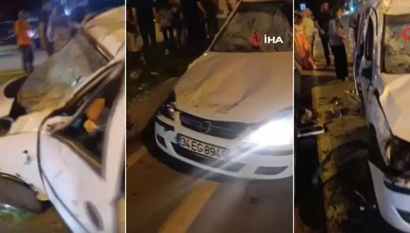 İstanbul Sahil Yolunda Ucuz Atlattıkları Kaza, İlginç Detaylarıyla Günün Konusu Oldu