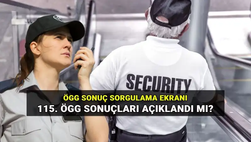 EGM 115. Dönem Özel Güvenlik Sınav Sonuçları Açıklandı! Sorgulama Detayları Burada