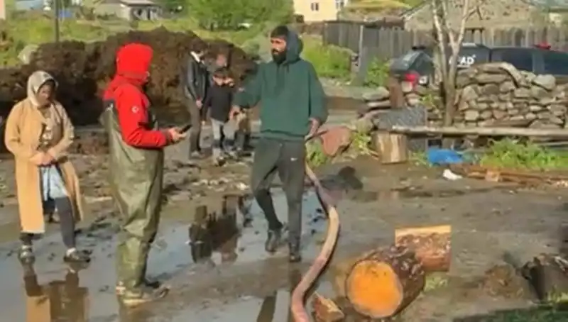 Ardahan'da Sağanak Yağış, Sel Felaketine Neden Oldu!