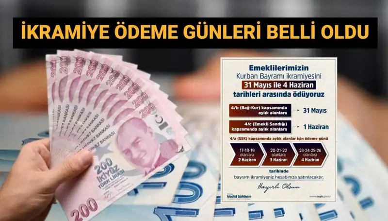 Emeklilerin Bayram İkramiyeleri Ne Zaman Hesaplarda? Tüm Detaylarıyla